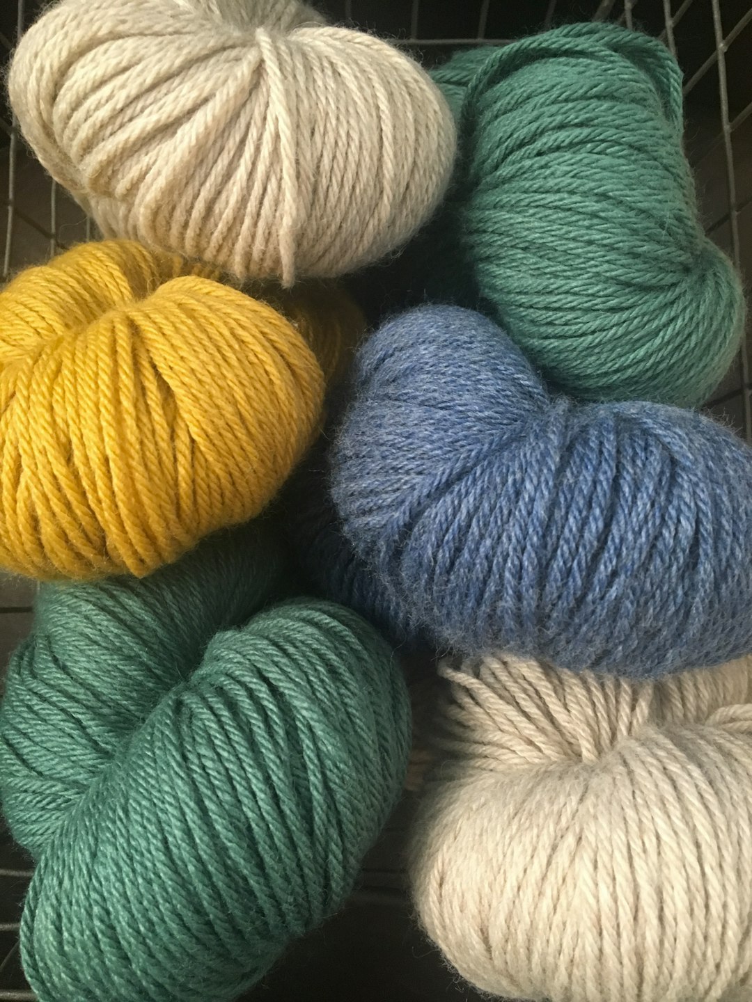 Natural yarn skein for a soft drapey crochet project